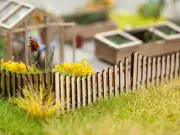 Noch 14230 Ho Scale Wooden Fence 42 x 7.5 cm (Laser Cut)