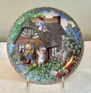 1988 Knowles Once Upon A Time “THE THREE LITTLE PIGS” W/COA. In Box.