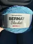 Bernat Blanket yarn Shaded Blue Ombre