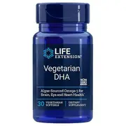 Life Extension Vegetarian Sourced DHA, 30 vsgels (Pack of 1)
