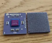Very Rare NOS MPC755 Motorola RISC MicroProcessor XPC755B RS400DL 400Mhz PowerPC