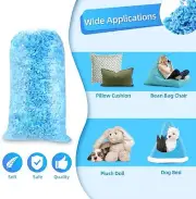 5lbs Bean Bag Filler, Shredded Memory Foam Filling For Bean Bag Chair, Dog Beds,