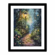 Evening Garden Art Framed print