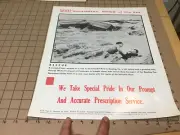 14x17" PNI Pictorial News of the Day Poster - Schuylkill River Pa - Oct 10 -1973