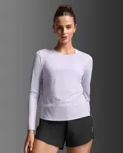 Aero Long Sleeve, 2XU, L, VirtualViolet/VioletReflectiv, Female