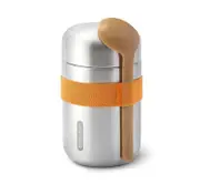 Black and Blum PS Stainless Steel Food Storage Flask - 400ml - Orange