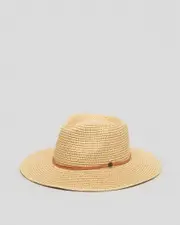 [Billabong] Billabong Women's Miranda Panama Hat in Natural Size Medium/Large M/L Natural