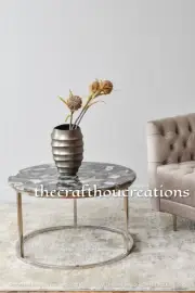 Natural Wild Agate Coffee Table Top, Side Sofa Agate Table, Home Decors 24"x24"