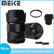 Meike 55mm F1.4 Auto Focus STM APS-C Camera Lens for Fuji X Mount Cameras X-T5