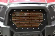 Steel Grill for Polaris RZR 1000 XP 14-18 RZR 900S Grille BRICKS Orange Underlay