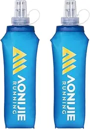TRIWONDER TPU Soft Flask Foldable Water Bottles, Water Bottle, BPA-Free Sports Bottle, Hydration Accessories for Hydration Backpack Bicycle Sports