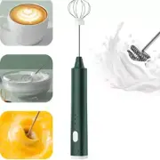 Pink/Green 3-Speed Electric Milk Frother/Egg Beater, USB Rechargeable, Handheld