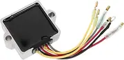 Alipis Wire Voltage Regulator for Engines Compatible with Durable Construction Easy Installation for Outboard Applications Efficient Performance