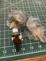 3 Mail Box Lock Bright Nickel Most Common Mailbox Lock New 2 Keys