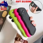 For iPhone 15 14 13 12 11 Pro Max X 8 7 Plus Wavy Silicone Case Shockproof Cover