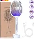 Electric Fly Swatter Zapper, Mosquito Swatter Racket Bug Zapper, USB Rechargeabl