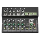 (EU Plug)MIX5210FX 10 Channel Effects Mixer Sound Console Compact Sound Stud BBY