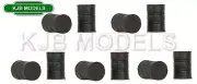 BNIB OO Gauge Bachmann 44-519 Oil Barrels (x10)