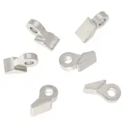6pcs 2.5mm x 3.8mm x 1mm Eye Glasses Frame Front Single Hinge Three Barrel