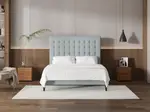 My Style Buttoned Headboard & Drawer Base - Super King / Duckegg / Slimline Base