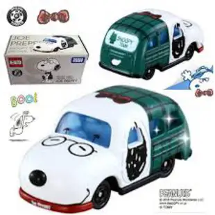 絕版 多美 TOMICA SHOP 限定 SNOOPY 史努比 JOE PREPPY 合金 小車 博物館 museum