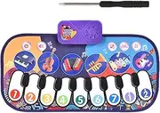 Baby Musical Mats,Sensory Dancing Keyboard Mat with Button - Educational Sounds Blanket Touch Carpet, Musical Instrument Blanket for Boy and Girl