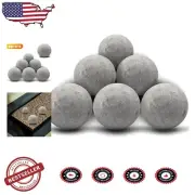 High-Temperature Resistant 5 Inch Ceramic Fire Balls, Indoor/Outdoor, Set of 6