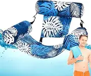 Floating Pool Chair, Chair Float for Adults, PVC Inflatable Pool Lounge Chair, 30 x 16 x 24 inches, Swimming Aids for Adults, Adjustable Pool Seats for Indoor Pool, Inflatable Swimming Nu