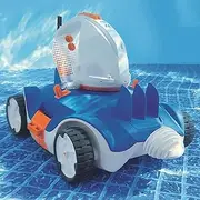 Robotic Pool Cleaners,obotic Swimming Pool Cleaner for Above Ground Pools up to 33 Feet, Automatic Pool Vacuum Max 90 Mins Working Time, Self-Parking with Dual-Drive Motors