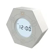 Rotating Pomodoro Timer: 5-60 Min Presets, ADHD Productivity Clock (White)