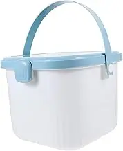 ULTECHNOVO Building Blocks Storage Box Large Organizer with Handle for Easy Carrying Versatile Storage Bin for Sundries Stylish and Practical Design for Home Use