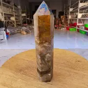 430g WOW! Natural Rare Pietersite Crystal Obelisk Quartz Tower Point Healing