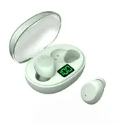 True Wireless Stereo Earphone Gaming Earbuds TWS 5.3 Bluetooth Headphones Deep Bass Sound With Microphone Hearing Aid -Green