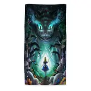 Into Wonderland Alice Scary Forest Beach Towels Medium Large Extra Large