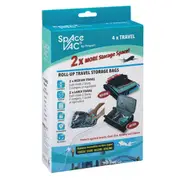 Space Vac Roll Up Storage Bags Medium & Large 4 Pack