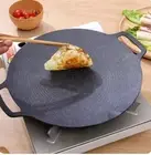 BBQ Pot Multi-Griddle Iron Plate Barbecue Grill Grill Pan Outdoor Portable 30cm