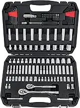 Amazon Basics Mechanic Tool Kit and Socket Set With Case - Set of 123