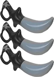 JOINPAYA 3pcs Inflatable Pirate Swords Balloon for Birthday Parties Creative Cosplay Props for Pirate Theme Events Easy Inflation and Portability