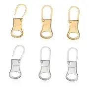 6pcs Zipper Pull Replacement, Detachable Zipper Tab Zipper Pullers Repair