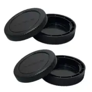 2X Camera Body Cover + Lens Rear Cap for Panasonic Lumix Micro M4/3 GX7 GX1 GH4