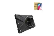 StylePro, combo, iPad 10th and 11th gen, case with screen protector, hand strap, stand, black