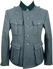 [militaryharbor] WW2 WWII German M39 Elite EM Italian Field Wool Tunic Feldbluse Blue Green Grey