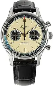 Seagull Sugess ST1901 Panda 40mm Champagne Chronograph Sapphire 2 Straps 1963 BNIB
