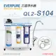 【Everpure】美國原廠 QL2-S104三道立架型淨水器(樹脂自助型-含全套配件)