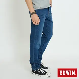 EDWIN 503 復古水洗 純棉AB牛仔褲-男款 石洗藍 TAPERED