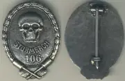 WW1 STURM BAON 106 badge