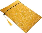DIYEAH Decorative Zipper Storage Bag for Notebooks Pencils Pens Dragon Pattern Stylish Pouch for Classroom Home Organization