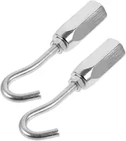 2pcs Car Repair Hook Small Dent Remover Maintenance Kits Puller Hail Dent Removal Kit Small Dent Puller Dent Fixer for Auto Paintless Dent Removal Kit Car Dent Removal Iron Silver