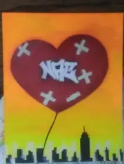 GRAFFITI CANVAS NAC143 NOT BANKSY
