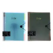 8 Rings Binder 12x9.6Inch Hold up 220Sheets Presentation Display Folder